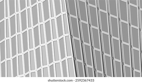 Abstract architecture vector 3d background