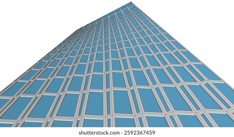 Abstract architecture vector 3d background