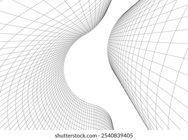 Dibujo Abstractas del Vector 3D de la arquitectura