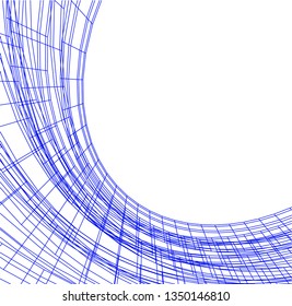 abstract architecture vector 3d illustration