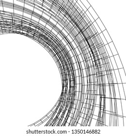 abstract architecture vector 3d illustration