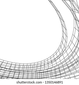 abstract architecture vector 3d illustration