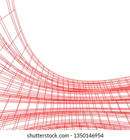 abstract architecture vector 3d illustration