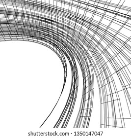 abstract architecture vector 3d illustration