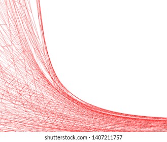 abstract architecture vector 3d illustration
