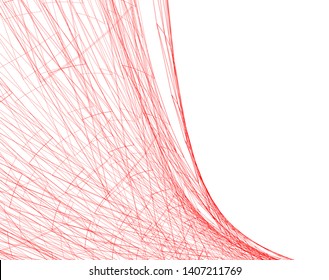 abstract architecture vector 3d illustration
