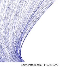 abstract architecture vector 3d illustration
