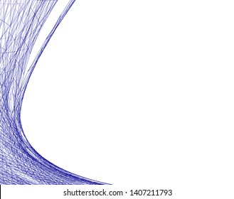 abstract architecture vector 3d illustration
