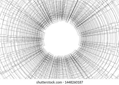 abstract architecture vector 3d illustration