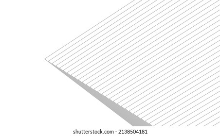ilustración 3d del vector de arquitectura abstracta 