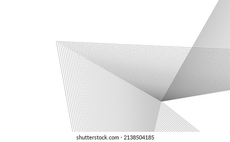 abstrakte Architektur, Vektorgrafik 3D 