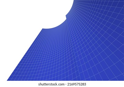 Abstract architecture vector 3d illustration