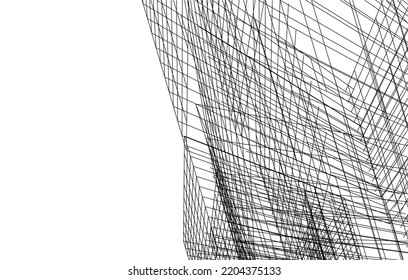 Descripción de la arquitectura vector 3d ilustración