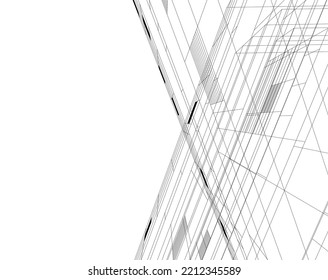 Descripción de la arquitectura vector 3d ilustración