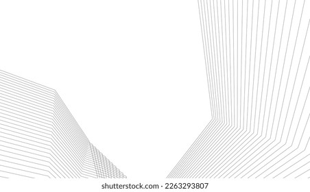 Abstract architecture vector 3d illustration
