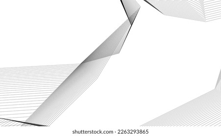 Abstract architecture vector 3d illustration