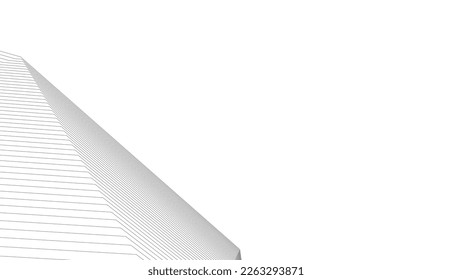 Descripción de la arquitectura vector 3d ilustración