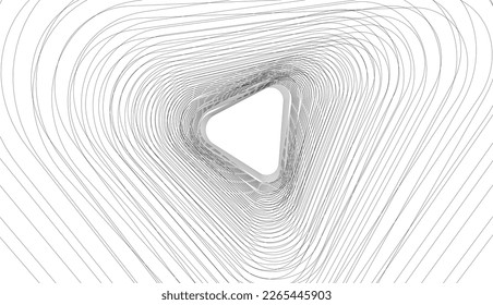 abstract architecture vector 3d illustration