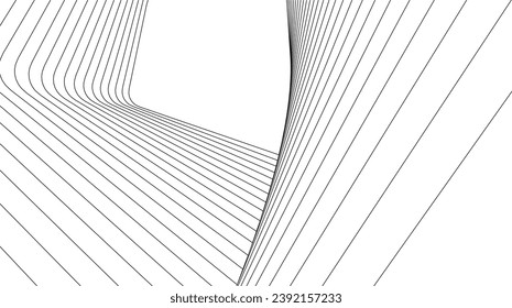 Abstract architecture vector 3d illustration