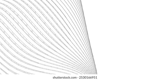 Abstract architecture vector 3d illustration