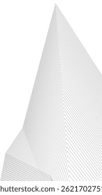 Abstract architecture vector 3d illustration