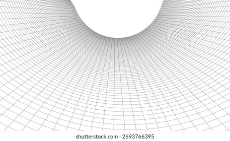 Ilustração abstrata do vetor de arquitetura 3d