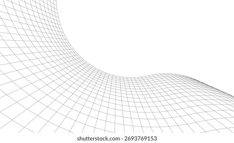 Abstract architecture vector 3d illustration