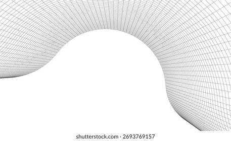 Ilustración 3D de Vector de arquitectura Abstractas