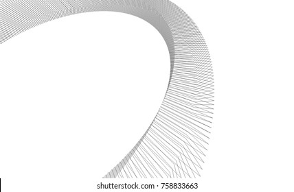 abstract architecture vector 3d illustration

