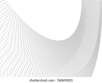 abstract architecture vector 3d illustration