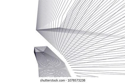 abstract architecture, vector background