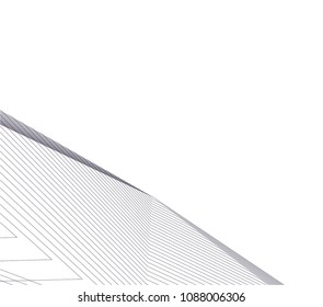 abstract architecture, vector background