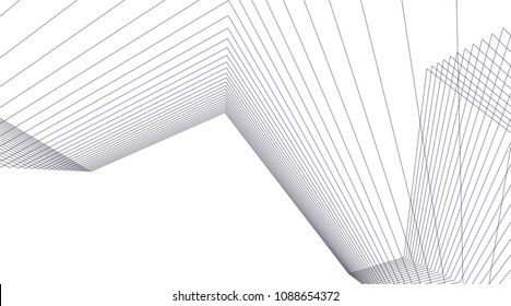 abstract architecture, vector background