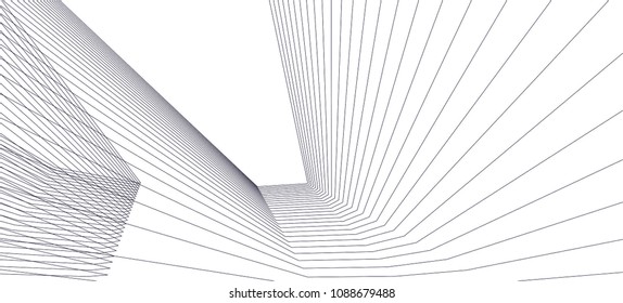 abstract architecture, vector background