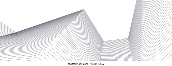 abstract architecture, vector background