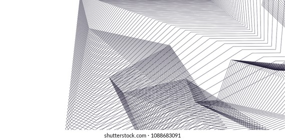 abstract architecture, vector background