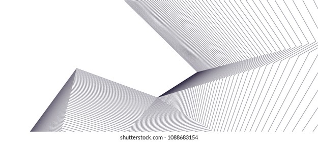 abstract architecture, vector background