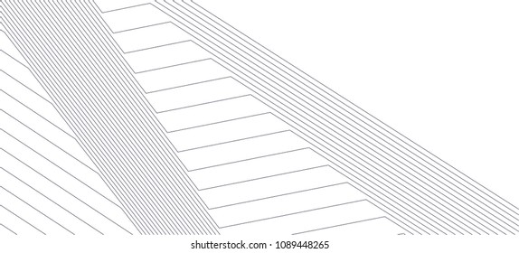 abstract architecture, vector background