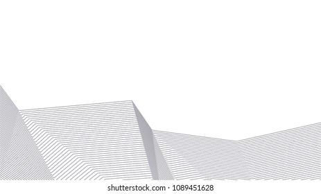 abstract architecture, vector background