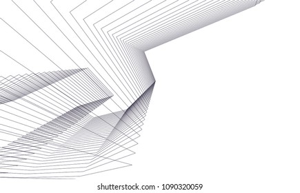 abstract architecture, vector background