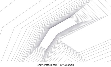 abstract architecture, vector background