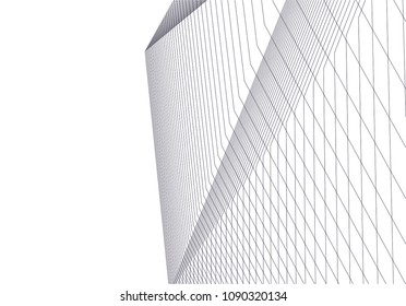 abstract architecture, vector background