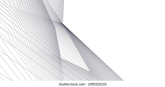 abstract architecture, vector background