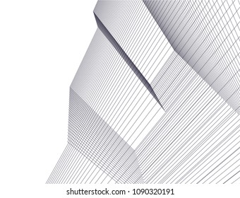 abstract architecture, vector background