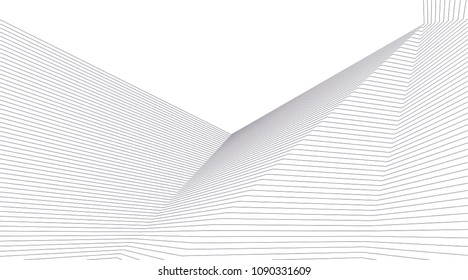 abstract architecture, vector background