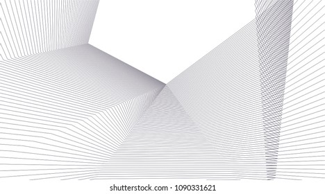 abstract architecture, vector background