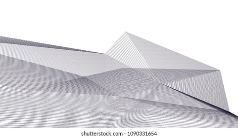 abstract architecture, vector background