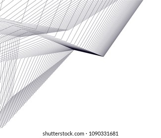 abstract architecture, vector background