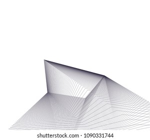 abstract architecture, vector background