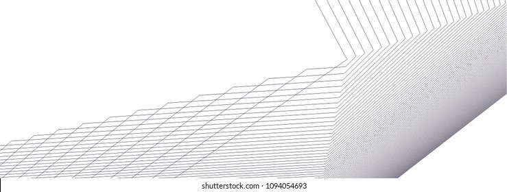 abstract architecture, vector background